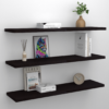 set de 3 repisas flotantes Slim 60x15 cm color wengue HR-15 WE